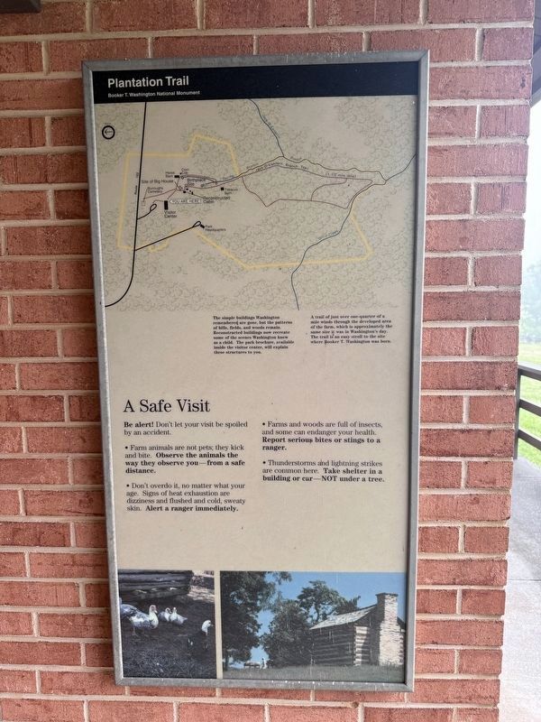 Plantation Trail Marker. Click for full size. Plantation Trail Marker image. Click for full size.