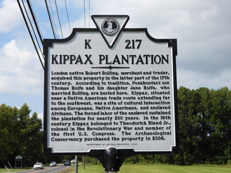 Kippax Plantation Marker. Click for full size. Kippax Plantation Marker image. Click for full size.