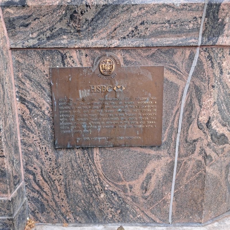 HSBC Marker. Click for full size. HSBC Marker image. Click for full size.