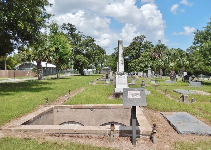 Crypts Marker & Mary A. Weaver Crypt. Click for full size. Crypts Marker & Mary A. Weaver Crypt image. Click for full size.