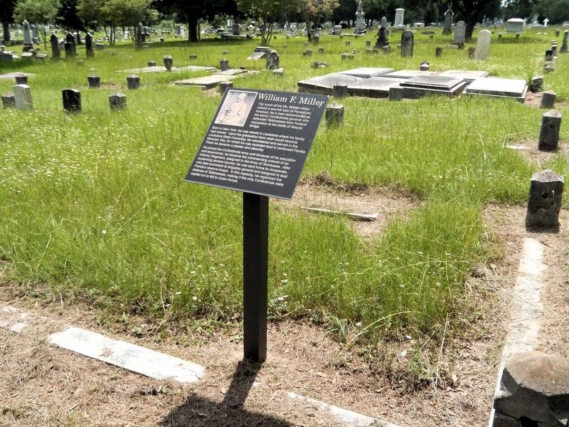 William F. Miller Marker. Click for full size. William F. Miller Marker image. Click for full size.
