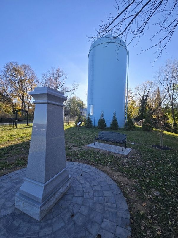 Reverse side African American Cemetery Monument. Click for full size. Reverse side African American Cemetery Monument image. Click for full size.