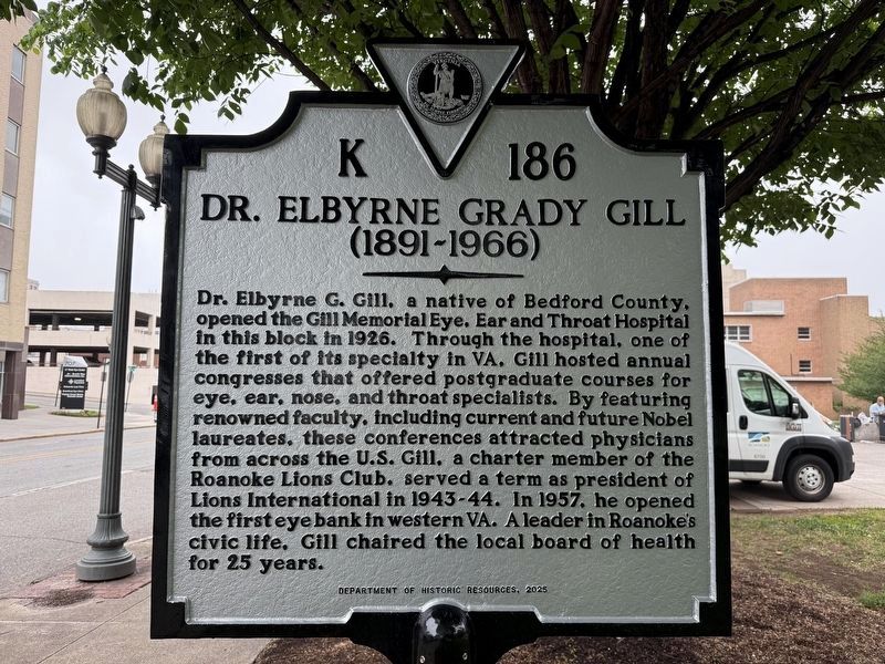 Dr. Elbyrne Grady Gill Marker. Click for full size. Dr. Elbyrne Grady Gill Marker image. Click for full size.