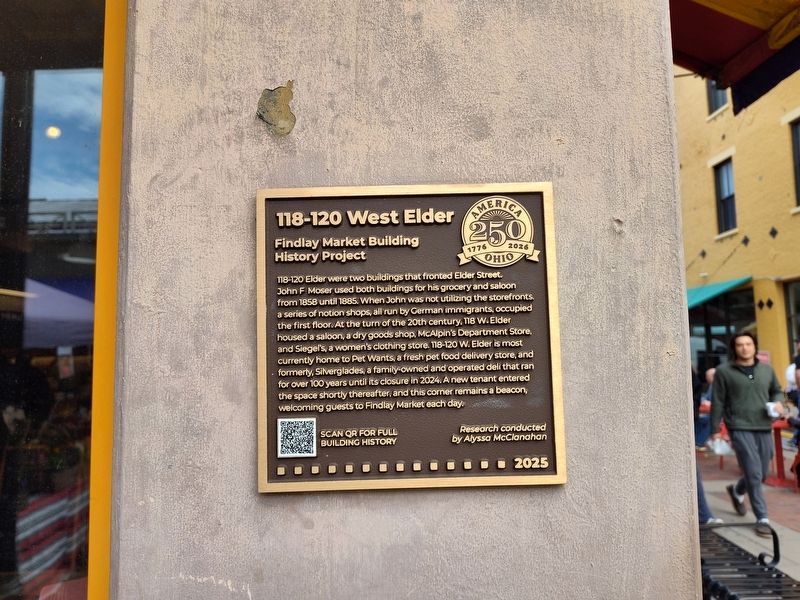 118-120 West Elder Marker. Click for full size. 118-120 West Elder Marker image. Click for full size.