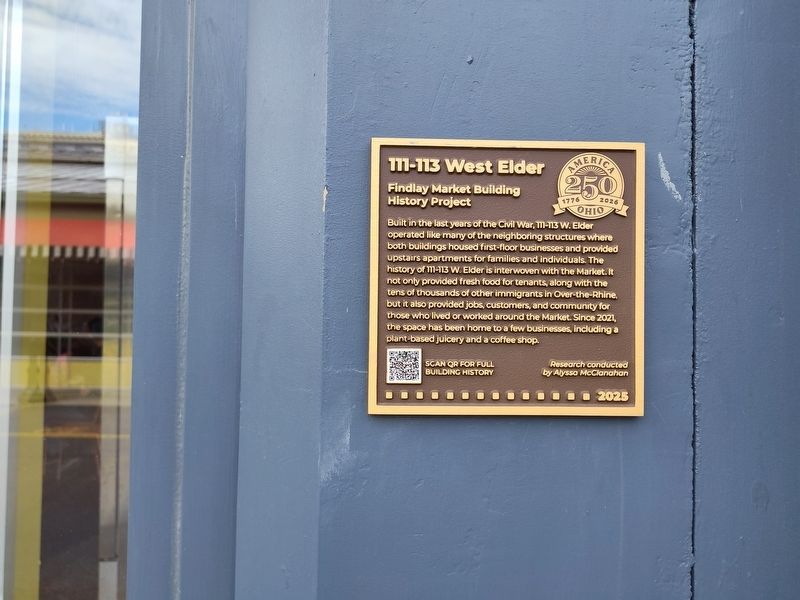 111-113 West Elder Marker image. Click for full size.
