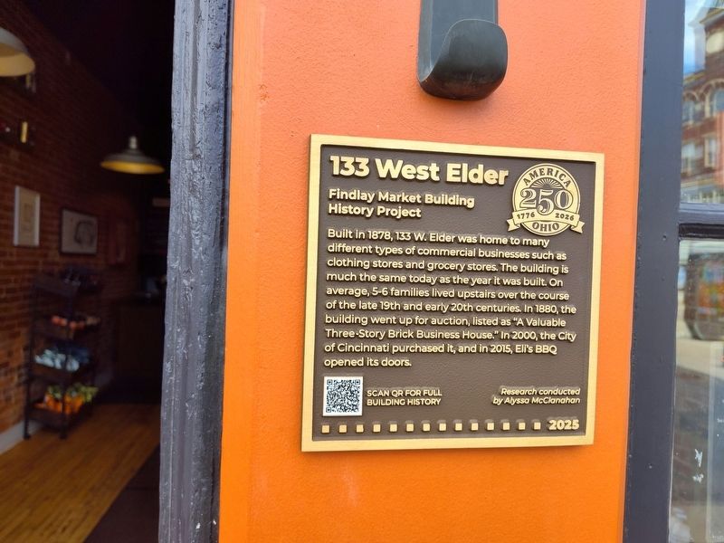 133 West Elder Marker image. Click for full size.