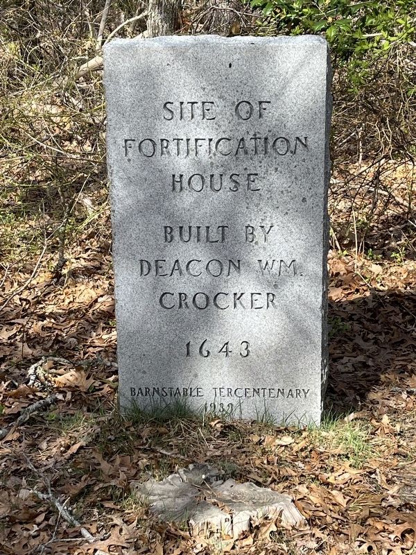 Site of Fortification House Marker. Click for full size. Site of Fortification House Marker image. Click for full size.
