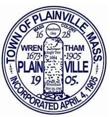 Plainville, Massachusetts Town Seal image. Click for full size.