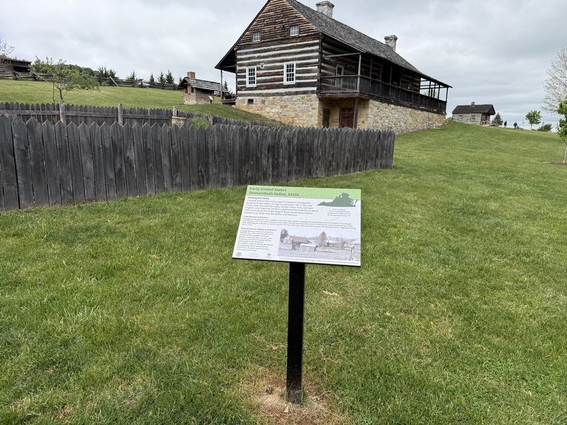 Shenandoah Valley, 1820s Marker image. Click for full size.