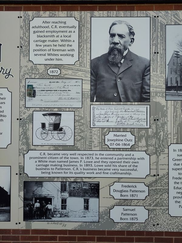 The C.R. Patterson & Sons Story Marker image. Click for full size.