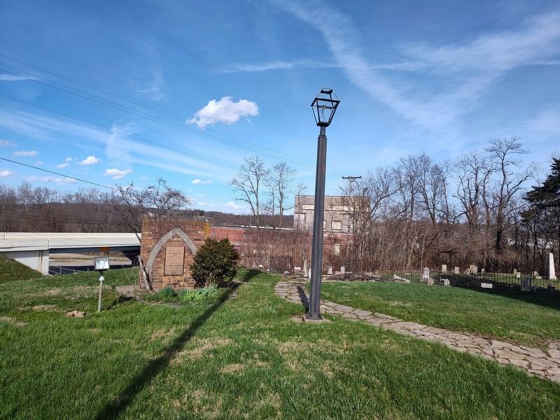 First Presbyterian Church Site Marker. Click for full size. First Presbyterian Church Site Marker image. Click for full size.