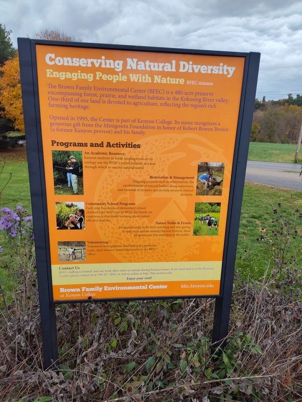 Conserving Natural Diversity Marker image. Click for full size.