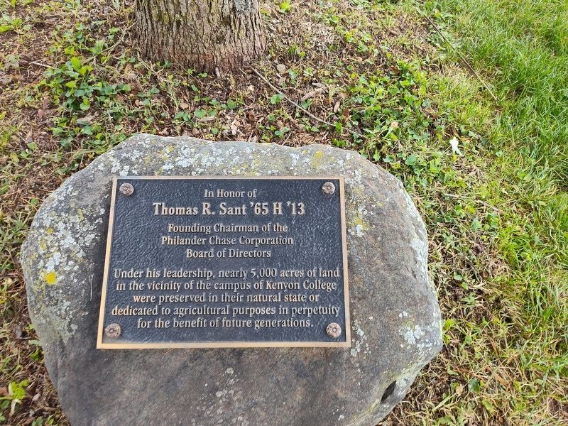 Thomas R. Sant '65 H '13 Marker image. Click for full size.