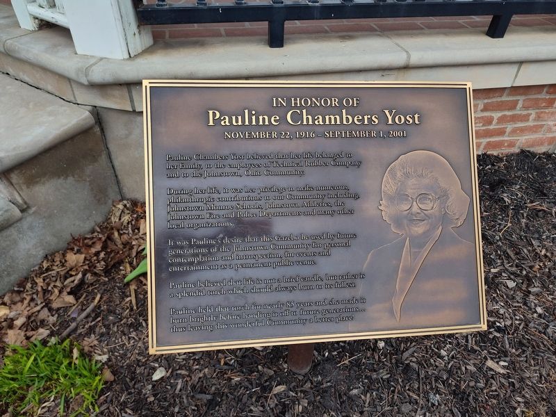 Pauline Chambers Yost Marker image. Click for full size.