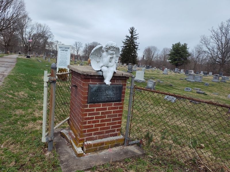 Maple Grove Cemetery. Click for full size. Maple Grove Cemetery image. Click for full size.