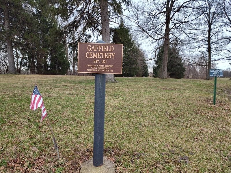 Gaffield Cemetery Marker. Click for full size. Gaffield Cemetery Marker image. Click for full size.