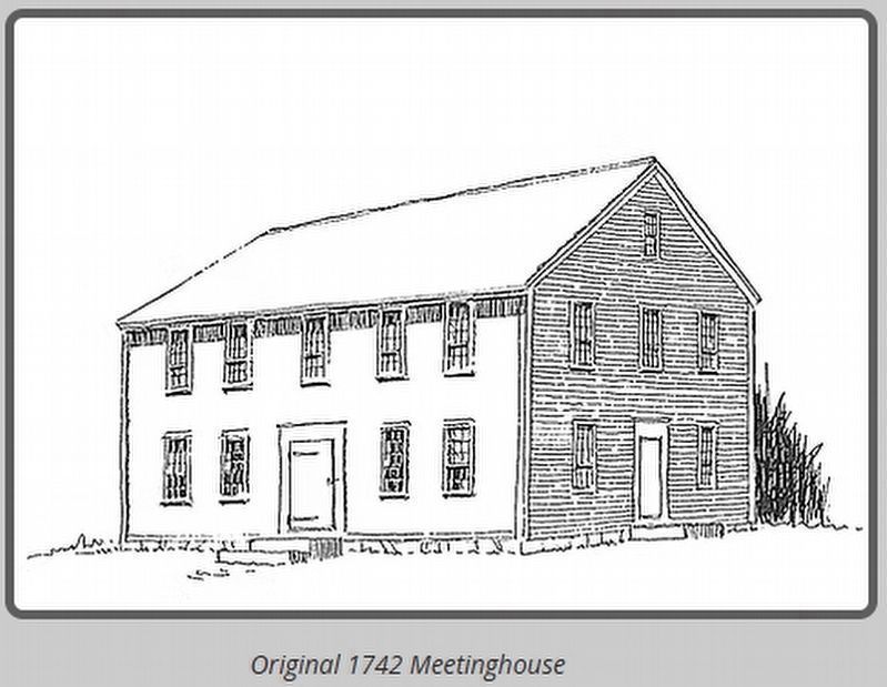 Original 1742 Meeting House image. Click for full size.