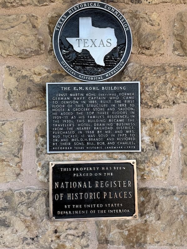 The E. M. Kohl Building Marker image. Click for full size.
