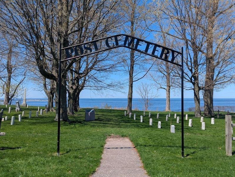 The Post Cemetery Marker. Click for full size. The Post Cemetery Marker image. Click for full size.