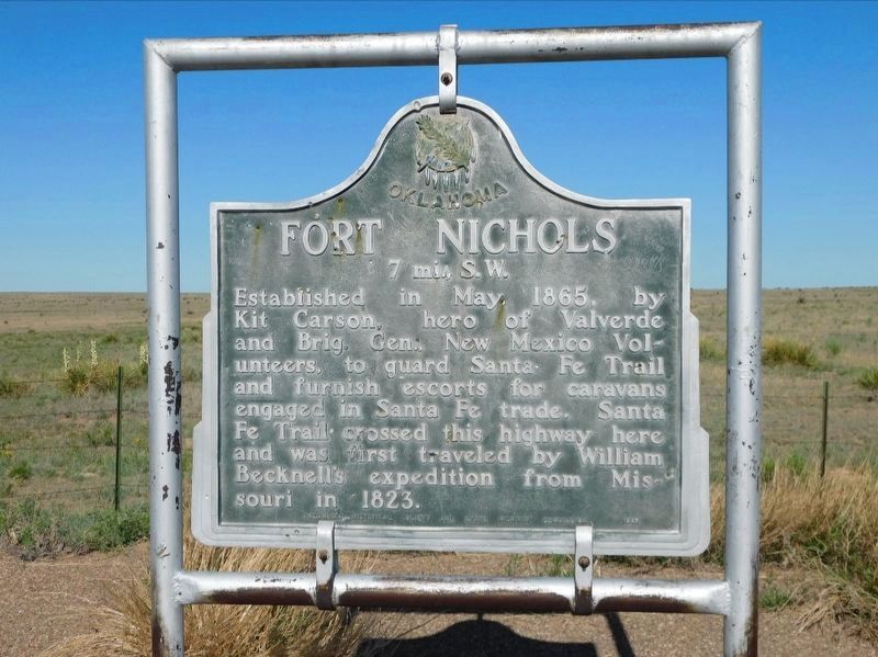Fort Nichols Marker image. Click for full size.