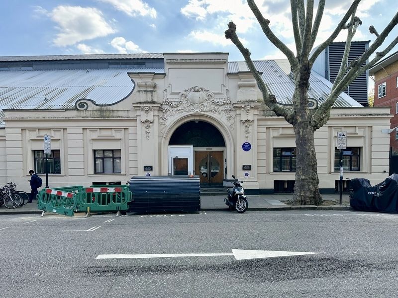 Maida Vale Studios Marker - wide view. Click for full size. Maida Vale Studios Marker - wide view image. Click for full size.