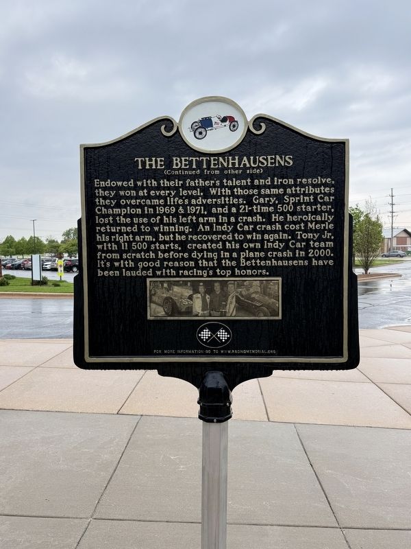 Back side of The Bettenhausens Marker. Click for full size. Back side of The Bettenhausens Marker image. Click for full size.