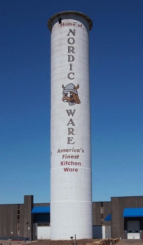 The Peavey-Haglin Experimental Concrete Grain Elevator, now owned and maintained by Nordic Ware. Click for full size. The Peavey-Haglin Experimental Concrete Grain Elevator, now owned and maintained by Nordic Ware image. Click for full size.