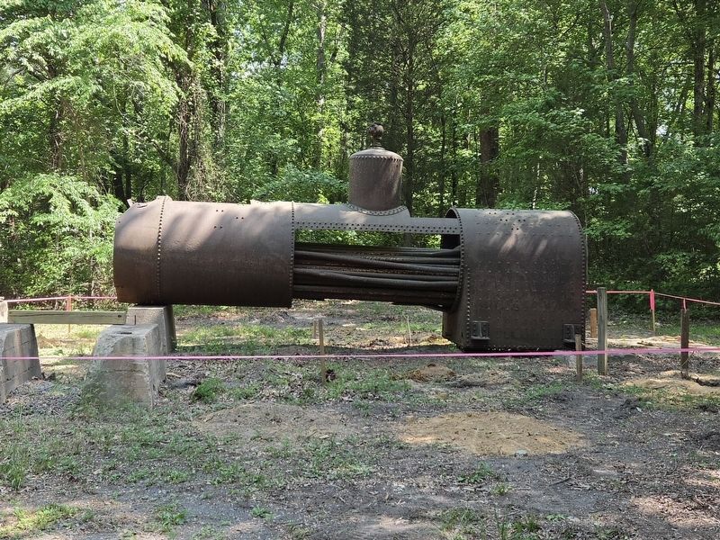 Stationary Steam Engine used at the Randolph Shaft. Click for full size. Stationary Steam Engine used at the Randolph Shaft image. Click for full size.
