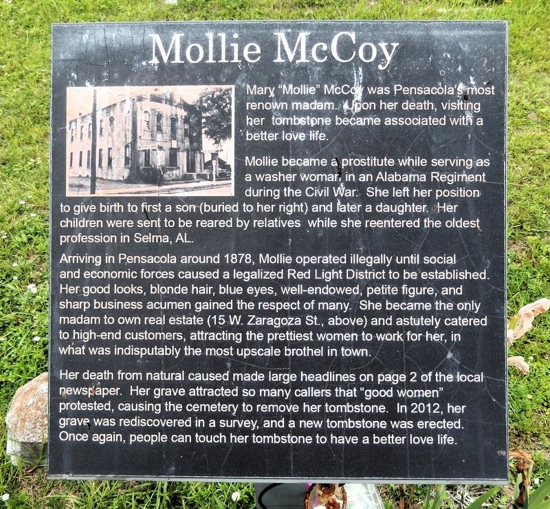 Mollie McCoy Marker image. Click for full size.