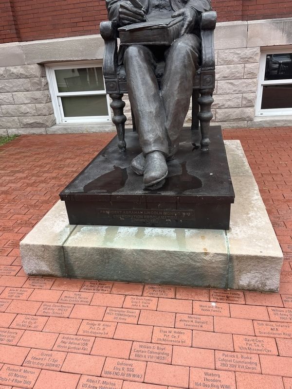 President Abraham Lincoln Marker image. Click for full size.