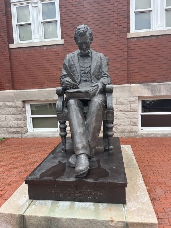 President Abraham Lincoln Marker image. Click for full size.