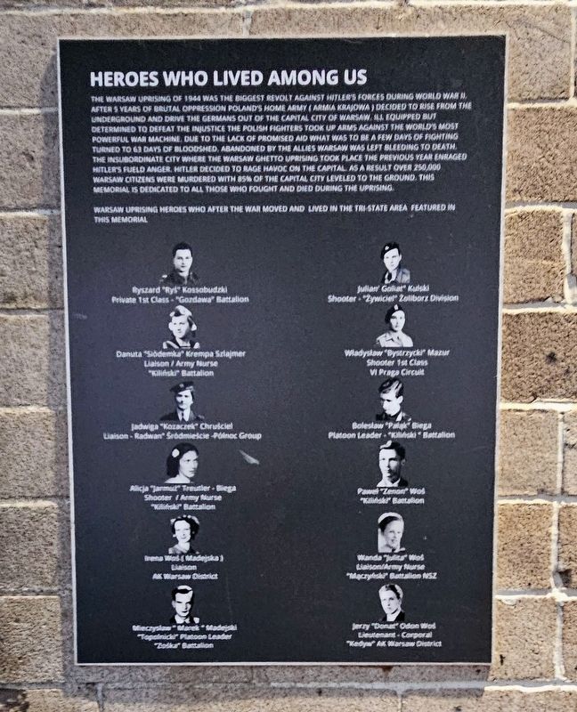 Heroes Who Lived Among Us Marker image. Click for full size.