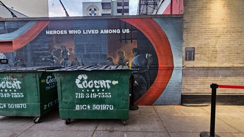 Heroes Who Lived Among Us Mural image. Click for full size.