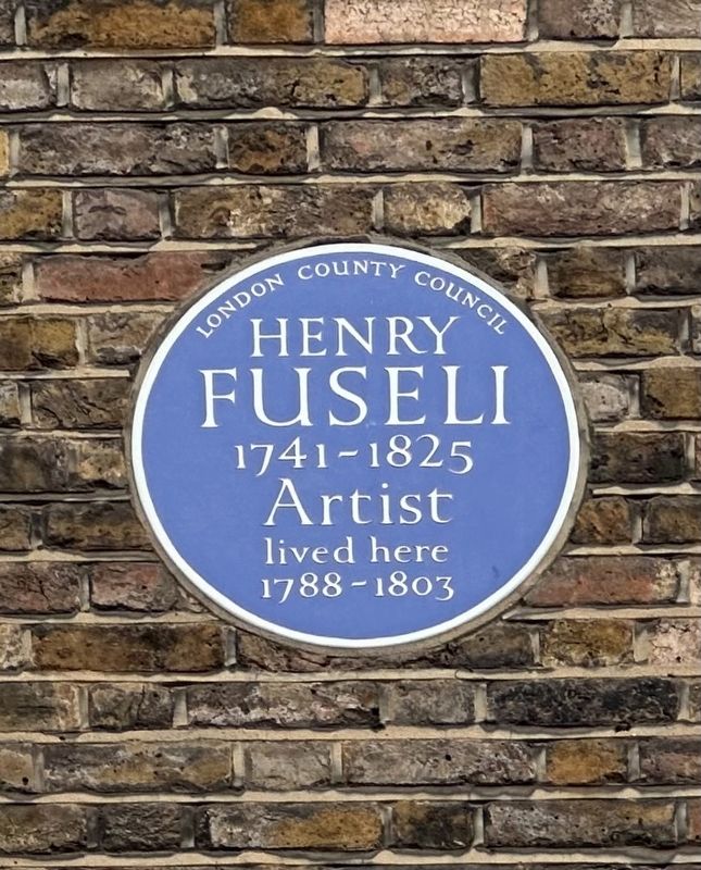 Henry Fuseli Marker. Click for full size. Henry Fuseli Marker image. Click for full size.