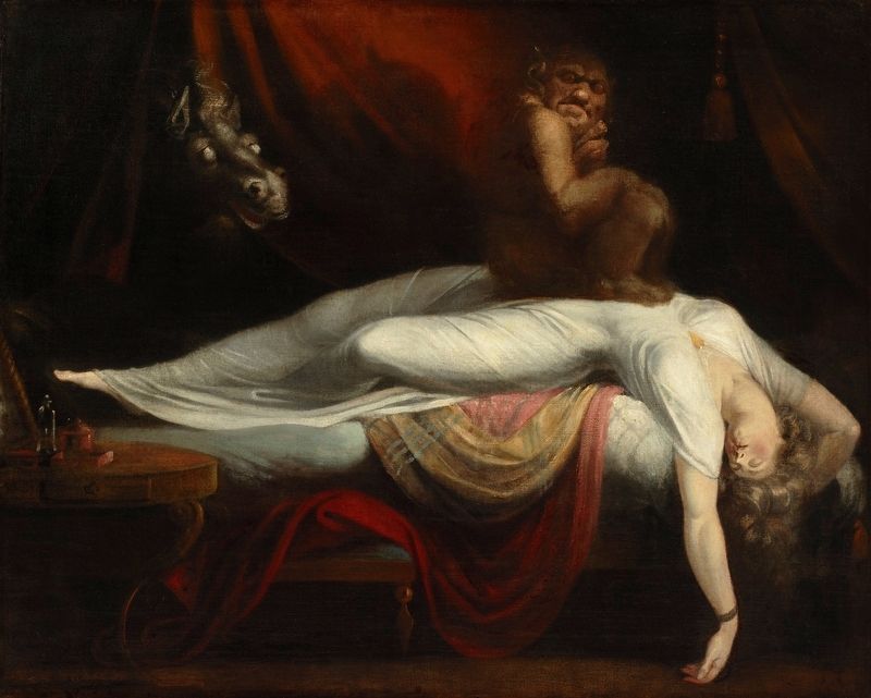 <i>The Nightmare</i>, one of Fuselis best known works. Click for full size. <i>The Nightmare</i>, one of Fuselis best known works image. Click for full size.