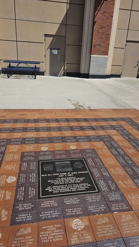 MLB All-Star Game at Shea Stadium Marker. Click for full size. MLB All-Star Game at Shea Stadium Marker image. Click for full size.