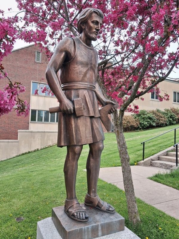 "The Volunteer Workers" Statue of St. Joseph. Click for full size. "The Volunteer Workers" Statue of St. Joseph image. Click for full size.