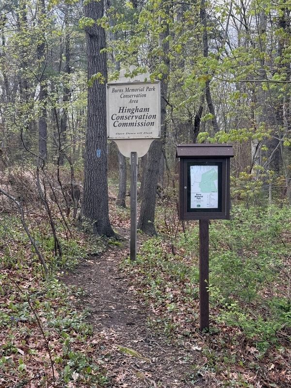 Burns Memorial Park Signage image. Click for full size.