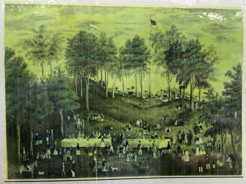 <i>Anti-Slavery Picnic in Weymouth Landing Massachusetts</i> image. Click for full size.