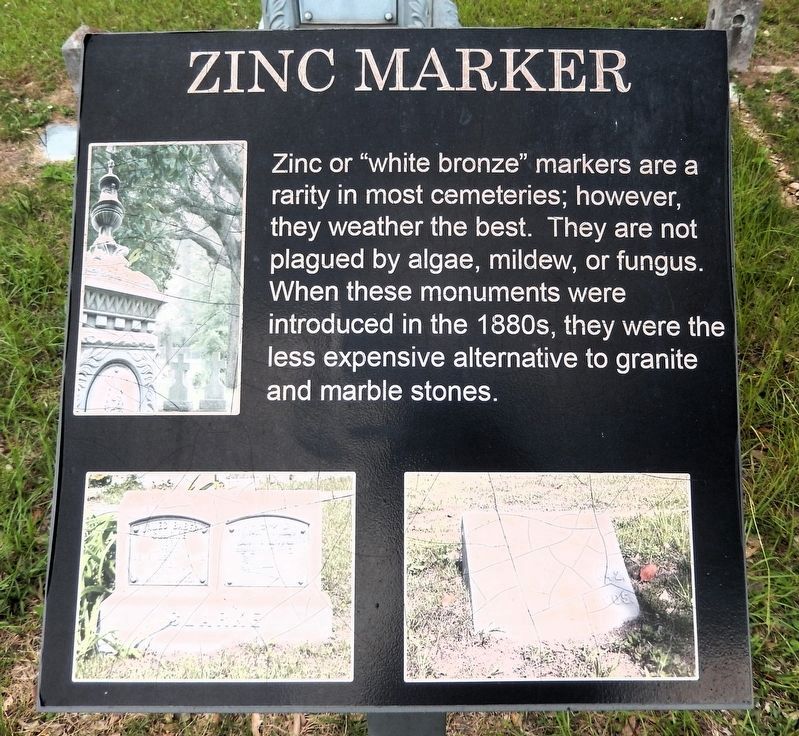 Zinc Marker image. Click for full size.