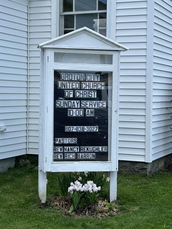 Groton City United Church Of Christ. Click for full size. Groton City United Church Of Christ image. Click for full size.
