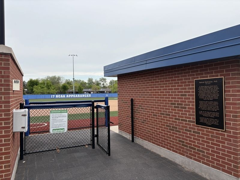 Samuel Bedrosian, PhD Marker at Bedrosian Stadium image. Click for full size.