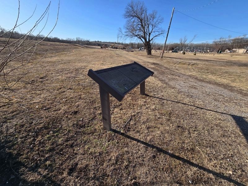 The Mormon Pioneer Trail Marker. Click for full size. The Mormon Pioneer Trail Marker image. Click for full size.
