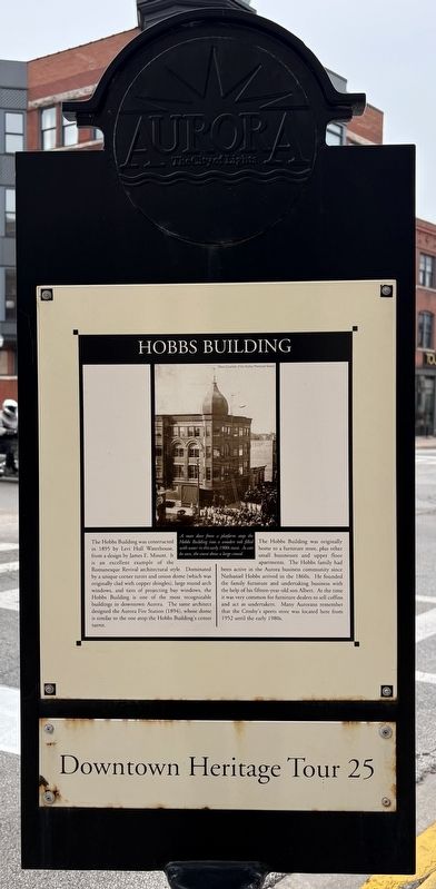 Hobbs Building Marker image. Click for full size.