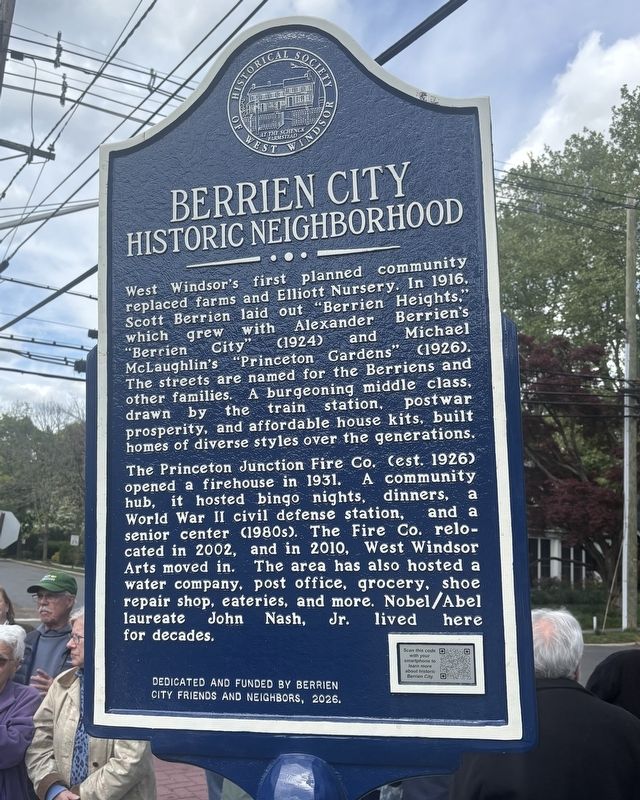 Berrien City Historic Neighborhood Marker. Click for full size. Berrien City Historic Neighborhood Marker image. Click for full size.