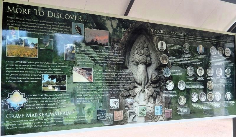 More to Discover... A Secret Language Marker. Click for full size. More to Discover... A Secret Language Marker image. Click for full size.