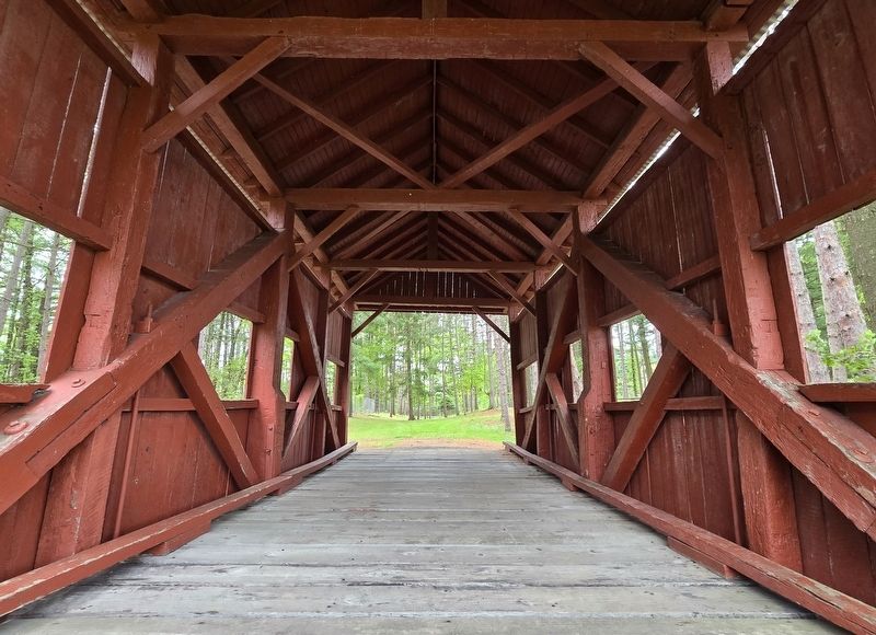 McClurg Covered Bridge Interior image. Click for full size.