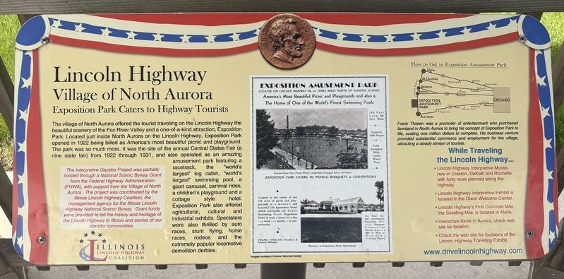 Lincoln Highway Marker. Click for full size. Lincoln Highway Marker image. Click for full size.