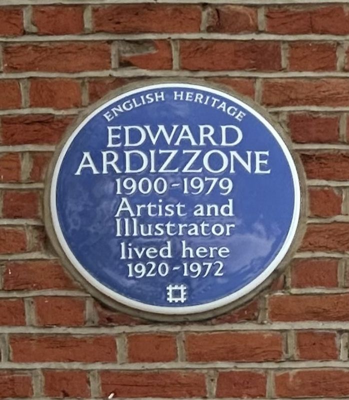 Edward Ardizzone Marker. Click for full size. Edward Ardizzone Marker image. Click for full size.