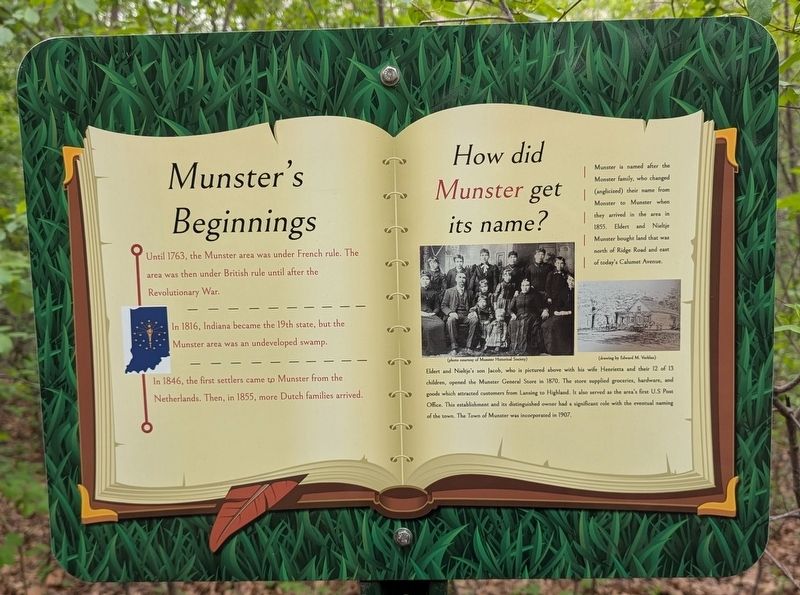 Munster's Beginnings / How did Munster get it's name? Marker. Click for full size. Munster's Beginnings / How did Munster get it's name? Marker image. Click for full size.